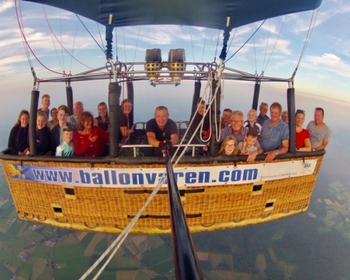 Ballon vlucht uit Nijverdal met BAS Ballon